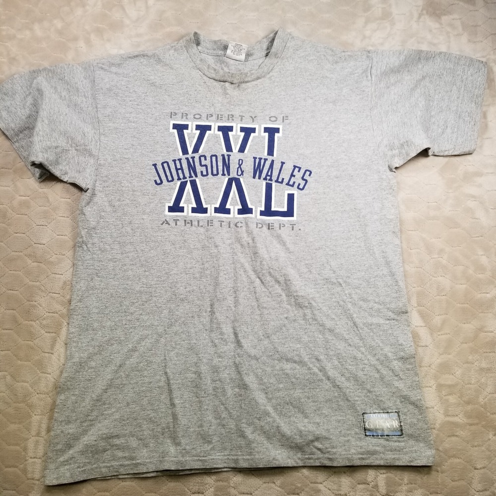 VTG Property of Johnson & Wales Athletic Department XXL Shirt Sz XXL USA Made